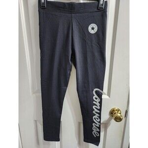 Converse Girls Leggings Black  Sz L